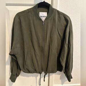 BB Dakota Olive Green Bomber Jacket